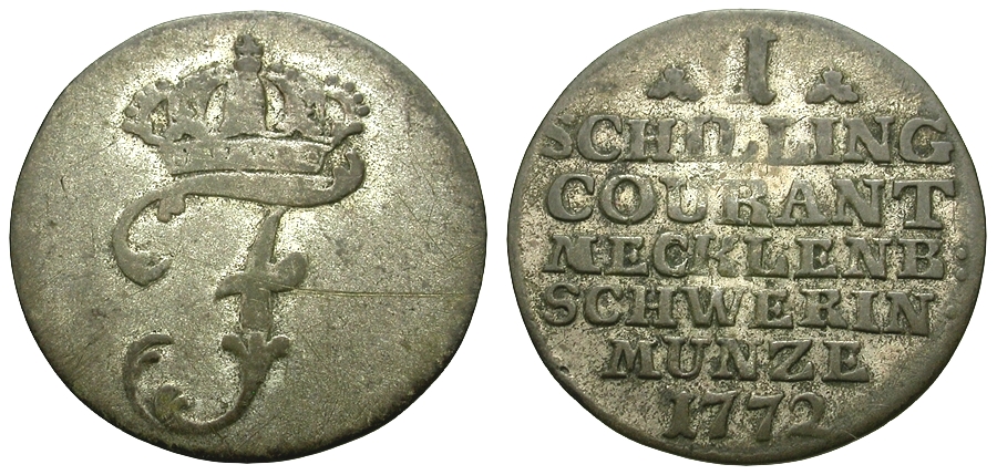 Friedrich I AR Schilling